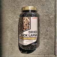 Gambar BLACK MAGGOT Maggot Kering Premium with SQUID INK 130gr dari Max Larva undefined 2 Tokopedia