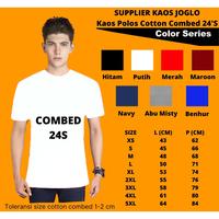 Gambar Kaos Polos Lengan Pendek Cotton Combed 24s dari Supplier Kaos ID undefined 1 Tokopedia