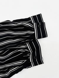 Gambar KEMEJA WANITA LENGAN PANJANG - HM WOMEN STRIPE BLOUSE - Chiffon stripe , 32 34 XS dari hellobrandholic_ undefined 5 Tokopedia