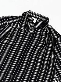 Gambar KEMEJA WANITA LENGAN PANJANG - HM WOMEN STRIPE BLOUSE - Chiffon stripe , 32 34 XS dari hellobrandholic_ undefined 3 Tokopedia