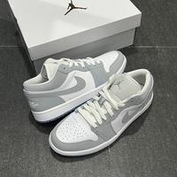 Gambar Nike Air Jordan 1 Low White Wolf Grey 100% Authentic - EUR 36-40.5 dari SNEAKERTOLOGY undefined 1 Tokopedia