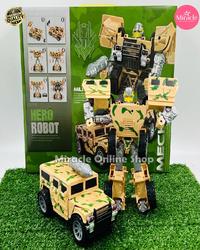 Gambar Mainan Robot Tank Transformer Mobil Tank Besar - Rbt TANK Coklat dari Miracle Online Shop_NEW undefined 4 Tokopedia