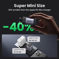 Gambar UGREEN Kepala GaN Adaptor Charger 30W 30 Watt iPhone 13 14 Pro Max 27W dari GADVENTIA undefined 3 Tokopedia