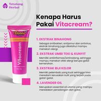 Gambar Salep Obat Ambeien Wasir Vitacream dari Daun Ungu 20 gr dari Tujuherbal Official undefined 3 Tokopedia