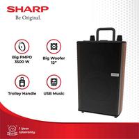 Gambar Speaker Trolley Sharp 12inch CBOX-TRB12MBO dari Semeru Elektronik Solo undefined 1 Tokopedia