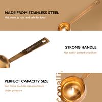 Gambar Sendok Kopi Stainless 15ml - Measuring Spoon Rosegold Sendok Takar dari Conalli undefined 4 Tokopedia