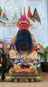 Gambar patung Dewa sam ong hu / 三王府 - Kayu -12 inch - mt - s dari toko epatung undefined 3 Tokopedia