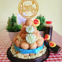 Gambar Kue Adaan Cake pempek ultah birthday ulang tahun enak murah HALAL - 35 adaan, Dengan Kipas dari Pempek Mama Ely undefined 1 Tokopedia