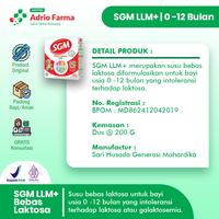 Gambar SUSU SGM LLM BEBAS LAKTOSA LLM+ COMPLINUTRI 0-12 BULAN 200 GRAM SGM LL dari APOTEK ADRIO FARMA undefined 2 Tokopedia