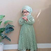 Gambar gamis anak perempuan marsha kids /gamis anak lucu /gamis anak terlaris - Hijau, XL dari madiva_outfit undefined 2 Tokopedia