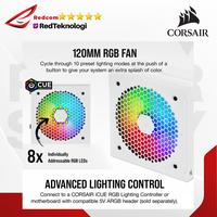 Gambar CORSAIR CX550F RGB 550W 80+ Bronze Fully Modular Power Supply - Putih dari RedTeknologi-Redcom undefined 3 Tokopedia