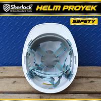 Gambar Helm Safety Proyek Original Sherlock Safety Helmet / Helm Proyek - Kuning dari GoldStars88 undefined 4 Tokopedia