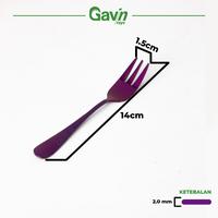 Gambar Dessert Fork Hotel Stainless Garpu Kecil Kue Buah Cake Silver - Rosegold dari Gavintoys undefined 4 Tokopedia
