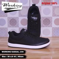 Gambar Sepatu Sneakers Pria Sepatu Kets Trendy Kekinian W2617 Bunda Yanti - Hitam Tan, 38 dari Bunda Yanti undefined 3 Tokopedia