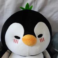 Gambar Boneka Pinguin Fumio Cute Empuk Boneka Penguin Plush Toys Miniso - Abu-abu dari Clara Toys_NEW undefined 2 Tokopedia