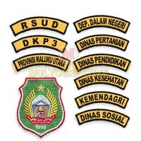 Gambar Bed Bordir Logo Dinas Provinsi Maluku Utara - Bordir Pemprov Maluku - Logo Provinsi dari Mulyocreative co id undefined 1 Tokopedia