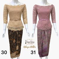 Gambar ANGGUN KEBAYA - Kebaya Dahlia | Kebaya Sabrina Brokat | Kebaya Wisuda - No.35, Kebaya Dalaman dari Anggun Kebaya By Maina undefined 2 Tokopedia