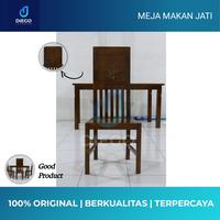 Gambar Meja Makan Jati Meja Makan Minimalis - Meja + 4 kursi dari diego interior undefined 5 Tokopedia