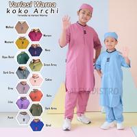 Gambar Setelan Baju Ngaji Anak Laki Laki ARCHI dari Alexa Distro undefined 4 Tokopedia