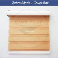 Gambar Zebra Blind Sharp Point Garansi 5 Tahun Untuk Kantor Rumah Hotel - Z88 Dimout, With Cover Box dari Eva Home Decor 2 undefined 3 Tokopedia