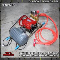 Gambar Sanchin Mesin Power Sprayer SCN 45 + Dinamo Listrik Full Tembaga Paket - +GX 200 Cina dari Glodok Diesel undefined 4 Tokopedia