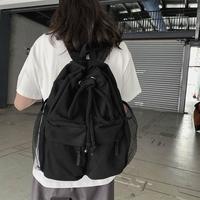 Gambar Mismi Portia Bag Tas Ransel Wanita Tali Serut Sekolah Korean - 31P - Hitam dari Mismi Official Store undefined 2 Tokopedia
