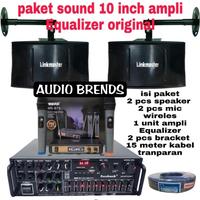 Gambar PAKET SOUND SYSTEM KARAOKE RUMAH LINK MASTER 10 INCH ORIGINAL TERMURAH dari AUDIOBRENDS undefined 1 Tokopedia