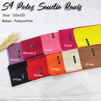 Gambar Jilbab segi empat polos saudia warna kuning dari ADELIA CARD PRINTER undefined 2 Tokopedia