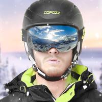 Gambar TG001 COPOZZ Brand Magnetic Snowboard Ski Goggles with Case Anti fog dari Hobby&#39;s Garage undefined 2 Tokopedia