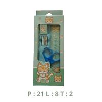 Gambar TULIS - Mini Stationary Set Alat Tulis Sekolah 5 in 1 Karakter Lucu - Hijau dari BENTENG STORE undefined 4 Tokopedia