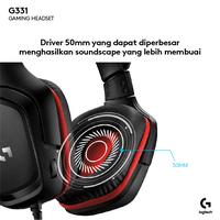 Gambar Logitech G331 Headset Gaming Stereo Flip to Mute Mic dari Logitech G Official undefined 4 Tokopedia