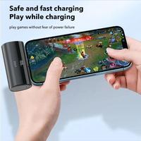 Gambar Zola Mini Powerbank Portable 5000mAh With Led Display Type C/Lightning - Hitam Lightning dari Zola Indonesia undefined 4 Tokopedia