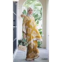 Gambar ARUNA SET SKIRT (ROK LILIT) batik viscose baju kondangan - Curry dari ElisaMode undefined 2 Tokopedia