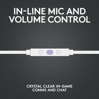 Gambar Logitech G333 In-Ear Earphone Gaming Mobile Type C Adapter - White dari Logitech G Official undefined 4 Tokopedia