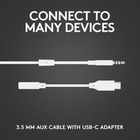 Gambar Logitech G333 In-Ear Earphone Gaming Mobile Type C Adapter - White dari Logitech G Official undefined 2 Tokopedia