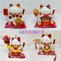 Gambar Patung hiasan dekorasi kucing hoki maneki neko keramik fengshui rejeki - ST 2022073 dari Miruushop undefined 1 Tokopedia