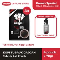 Gambar Kopi Tubruk Gadjah Asli 4 Pouch x 70g Gratis Tumbler dari Savoria Store_NEW undefined 1 Tokopedia