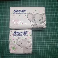 Gambar Tissue SEE-U Multipurpose 160s / SEE-U GAJAH EXTRA SIZE 1DUS = 40 PACK dari KiosCepat undefined 2 Tokopedia