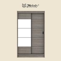 Gambar Lemari Pakaian Baju Sliding Oxan SLDM 120 Rovere - Linen dari Melody Furniture undefined 2 Tokopedia