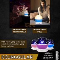 Gambar Lampu Tidur Aesthetic Star Proyektor Karakter LED Rotating Bintang Bul dari ZENIX ONLINE STORE undefined 5 Tokopedia