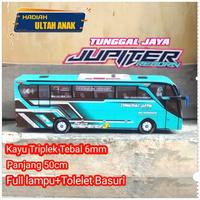 Gambar Miniatur bus Tunggal Jaya Jupiter Variasi Lampu dan Tolelet basuri dari Kreatif Family undefined 1 Tokopedia