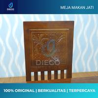Gambar Meja Makan Jati Meja Makan Minimalis - Meja + 4 kursi dari diego interior undefined 4 Tokopedia