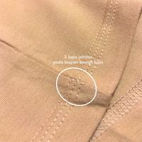 Gambar Baju Kaos Basic Pria Warna Beige Polos Plain T-shirt Beige 100% Cotton - L dari Get Up Originals undefined 4 Tokopedia