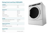 Gambar Mesin Pengering / Dryer MAYTAG MDE/MDG 28 Type elektrik dari Bb Elektrindo undefined 2 Tokopedia