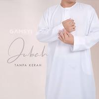Gambar Jubah Gamis pria lengan  panjang  Gamsyi - Kerah putih, 4XL dari Gamsyi undefined 1 Tokopedia