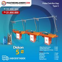 Gambar Paket Setrika Uap Type C dari Pusat Mesin Laundry Depok undefined 1 Tokopedia