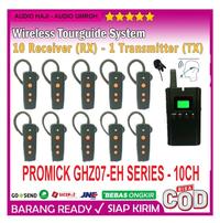 Gambar Earpiece 10CH Wireless Tour Guide and Interpreter System PROMICK GHZ07 dari AUVICOMM undefined 1 Tokopedia