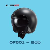 Gambar Helm LS2 Classic Retro OF601 Bob Solid Gloss Black Klasik - L dari Touwanipik undefined 1 Tokopedia