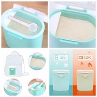 Gambar Tempat Kotak Wadah Penyimpanan Susu Bubuk Bayi Snack Anti Tumpah - 800ml Pink dari HanyaBeli undefined 4 Tokopedia