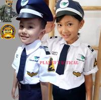 Gambar baju / seragam pilot anak / kostum karnaval - PILOT GARUDA, XXL dari Planet tactical undefined 1 Tokopedia
